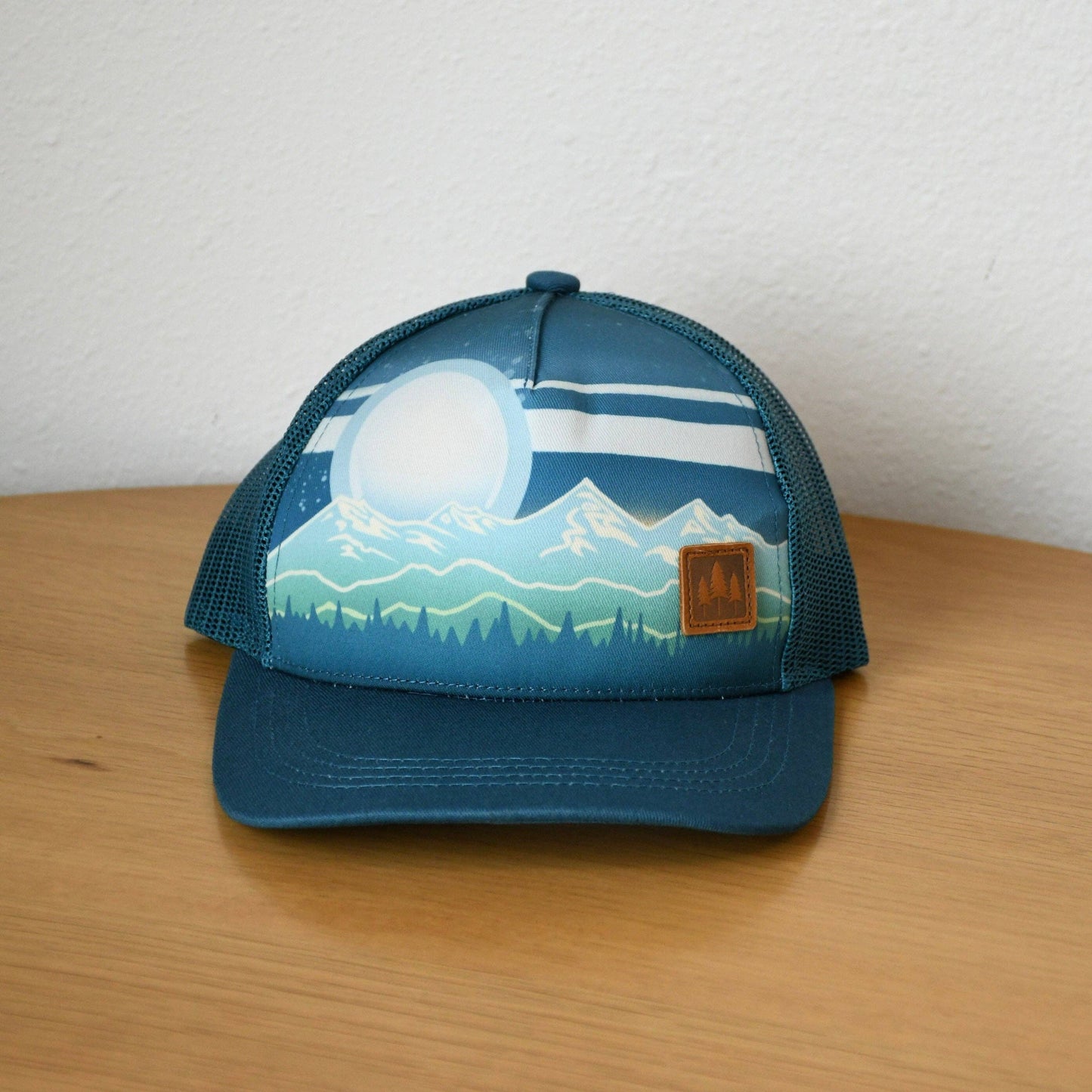Mountain Stripe Kids Trucker Hat