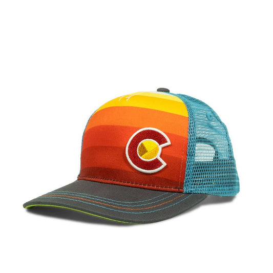 Lil' Fit Sunset Fader Curve Bill Hat