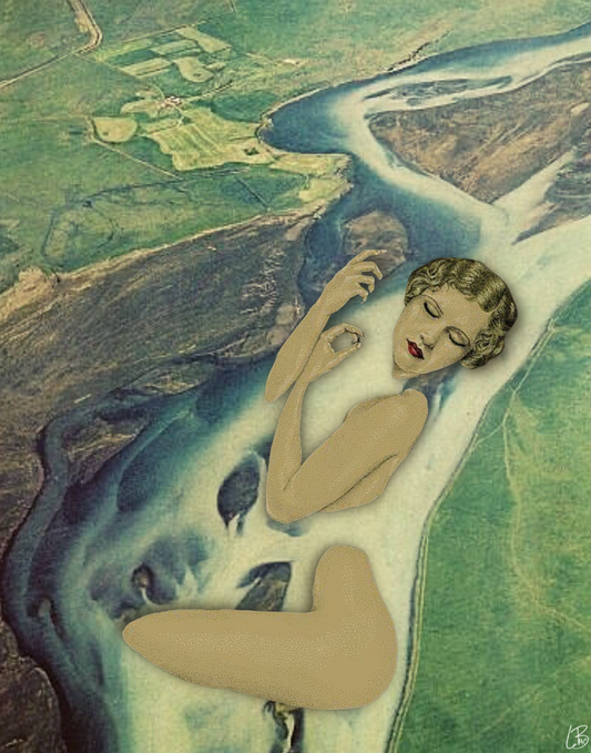 River Runs Through Her Print