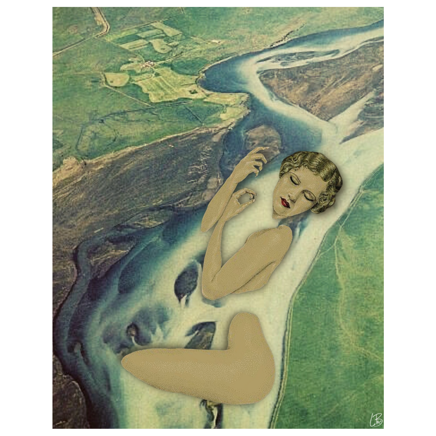 River Runs Through Her Print