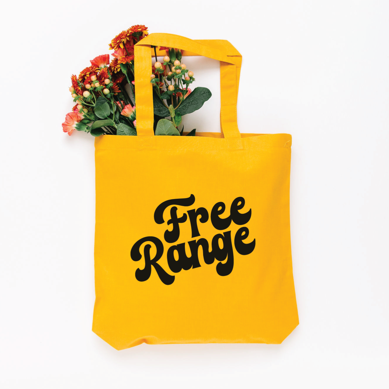 Free Range Eco Friendly Canvas Tote Bag