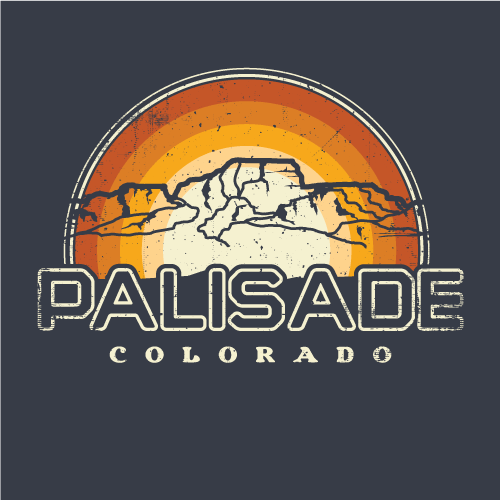 Youth Retro Palisade Mesa T Shirt - Navy