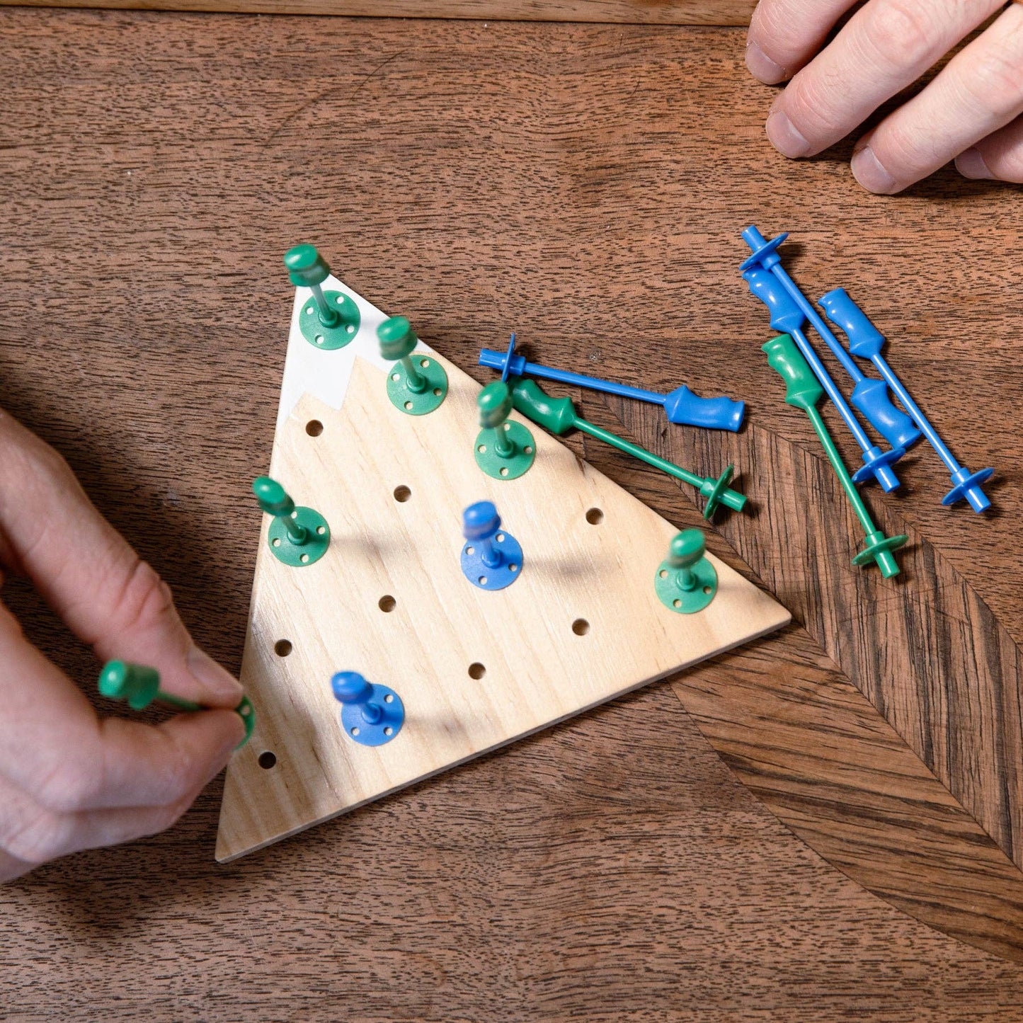 Mountain Jump Peg Game