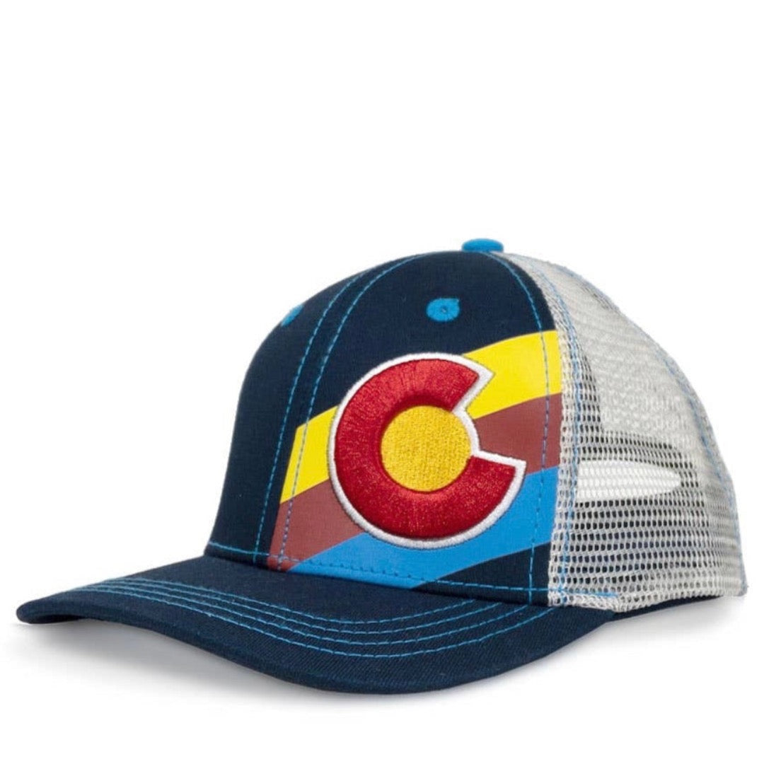 YoColorado Kids’ Classic Incline Navy Colorado Hat