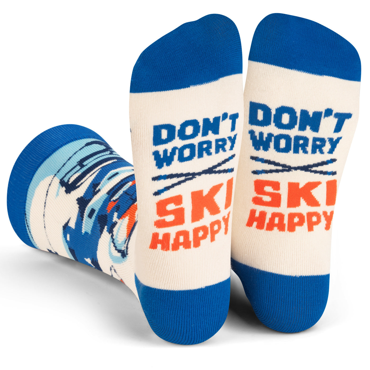 Don’t Worry Ski Happy Socks