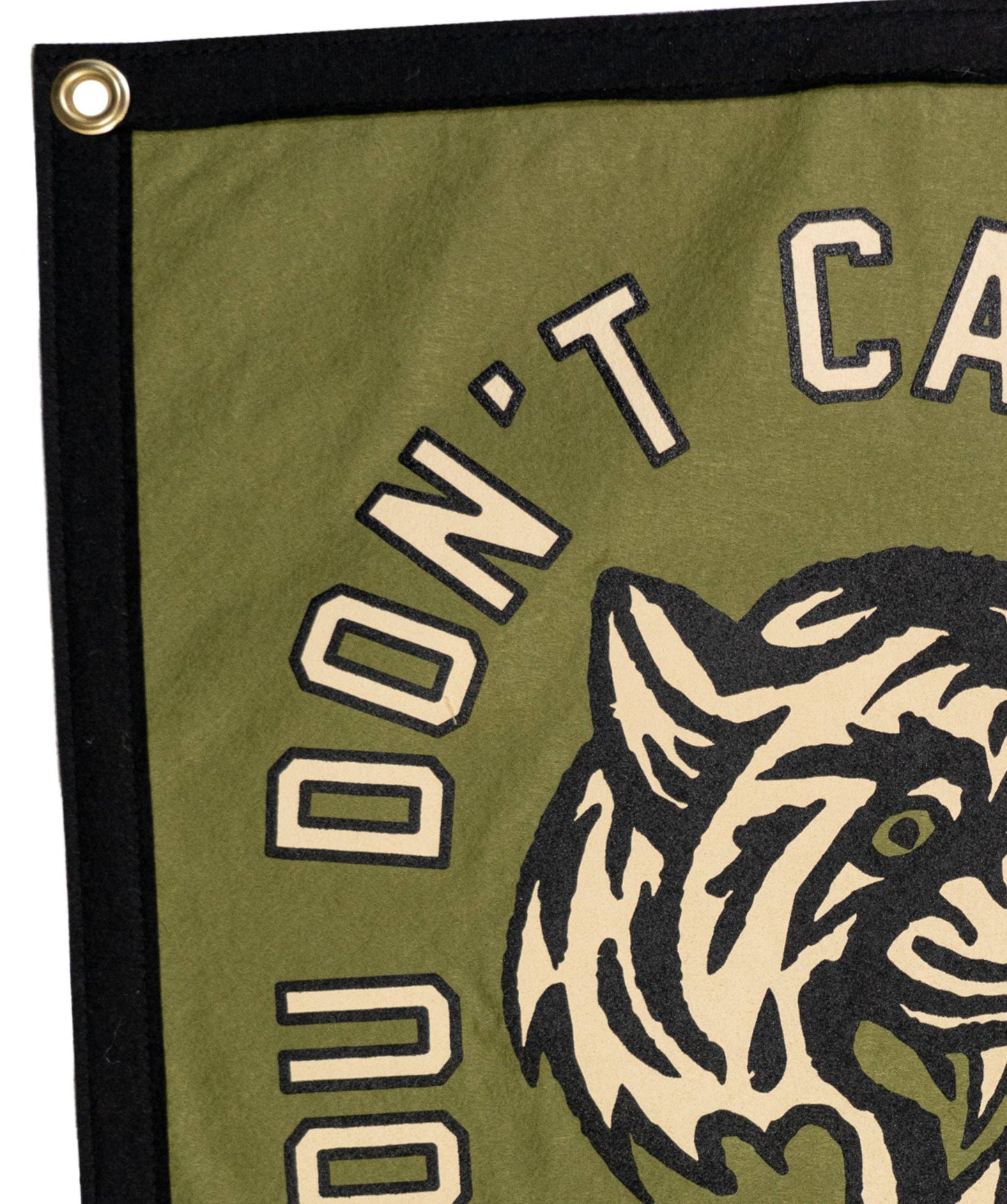 You Don't Care For Me Enough To Cry Camp Flag • John Moreland x Oxford Pennant