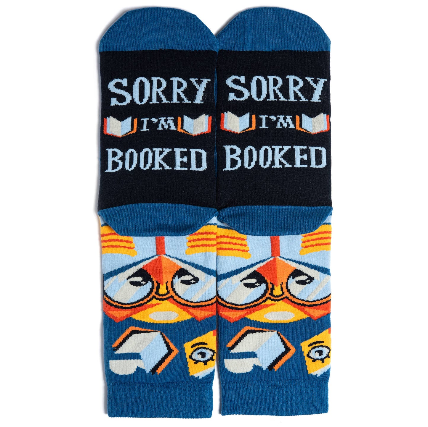 Sorry I'm Booked Socks