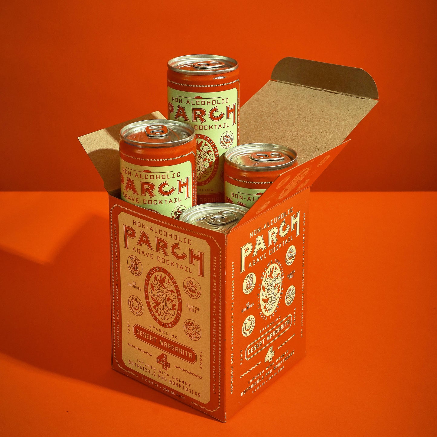 PARCH Desert Margarita Agave Mocktail - 4 pack