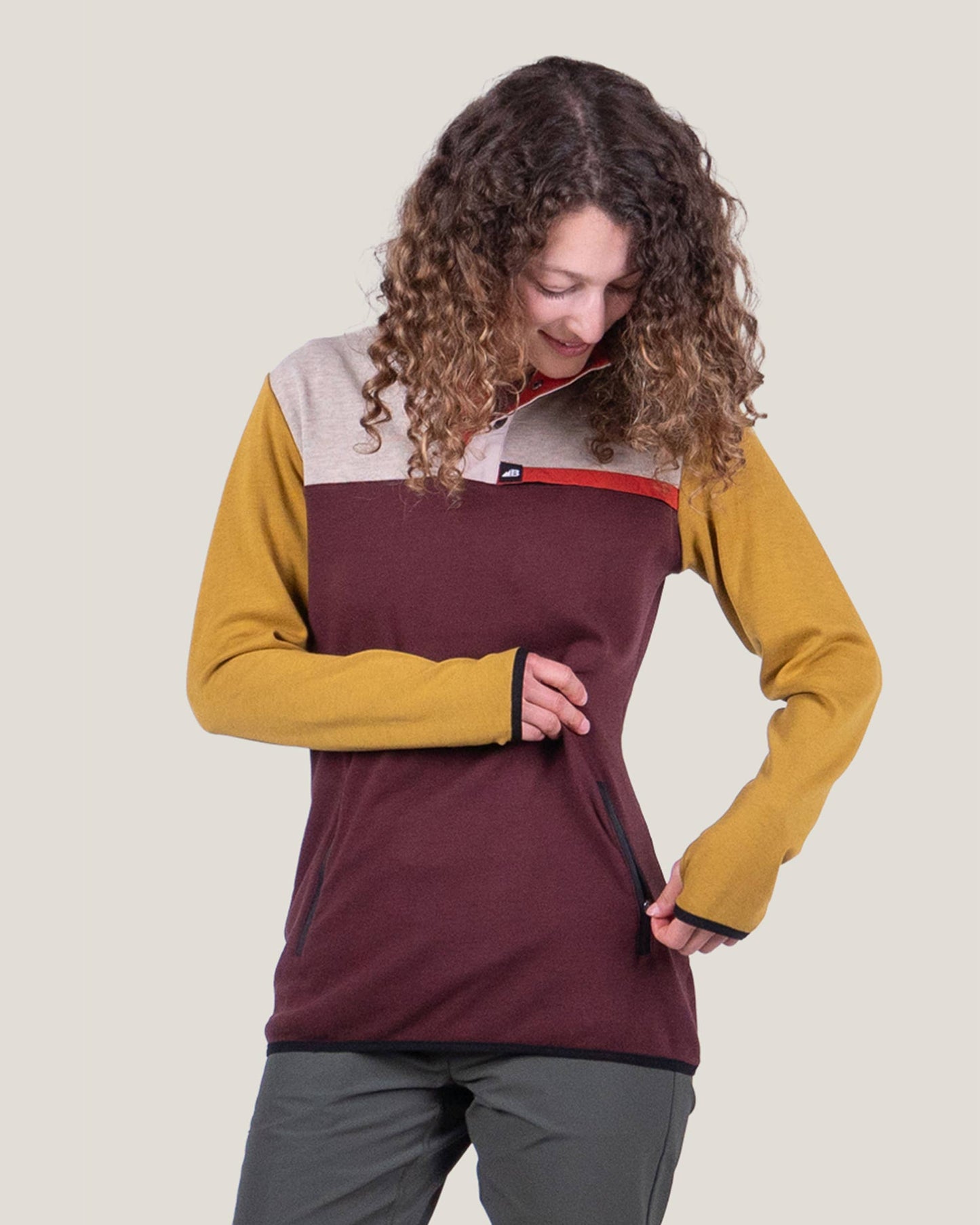 Women's Powell Fleece Pullover Elastic Waist