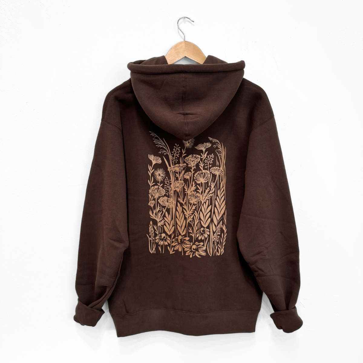 Wild Field Unisex Hoodie - Brown