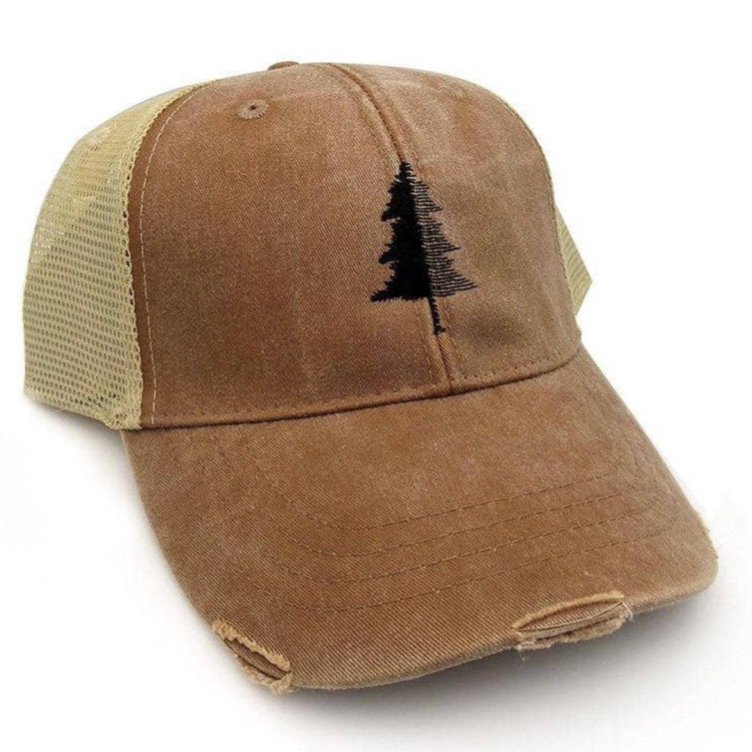 Split Tree Trucker Hat