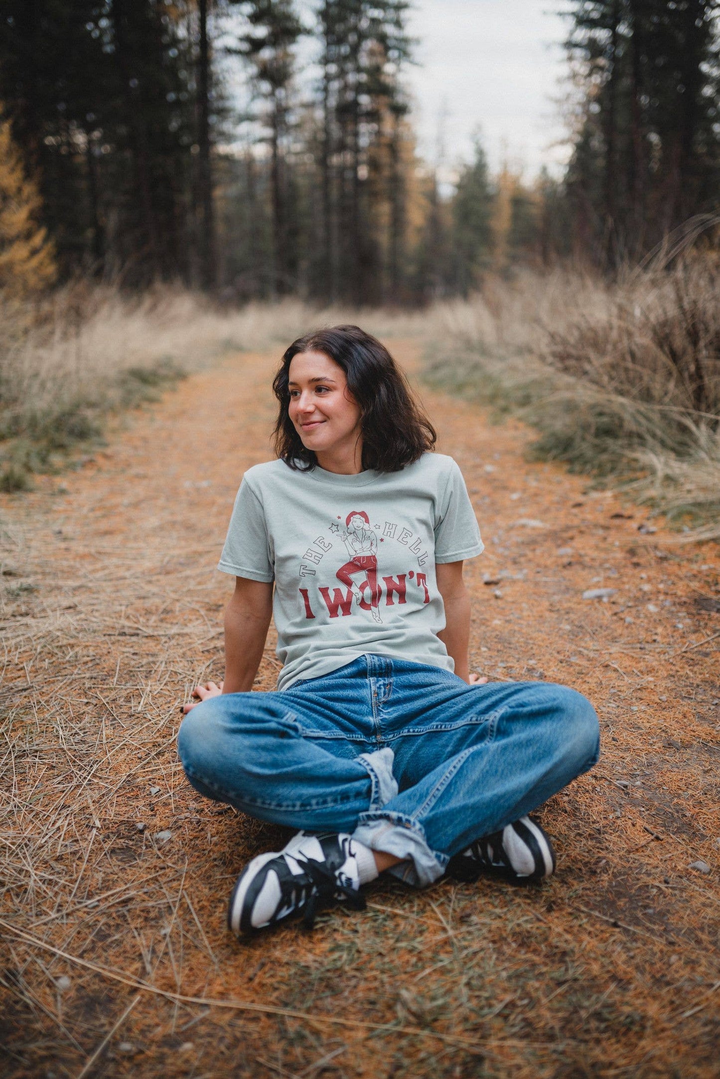 The Hell I Won't Unisex Tee - Bay