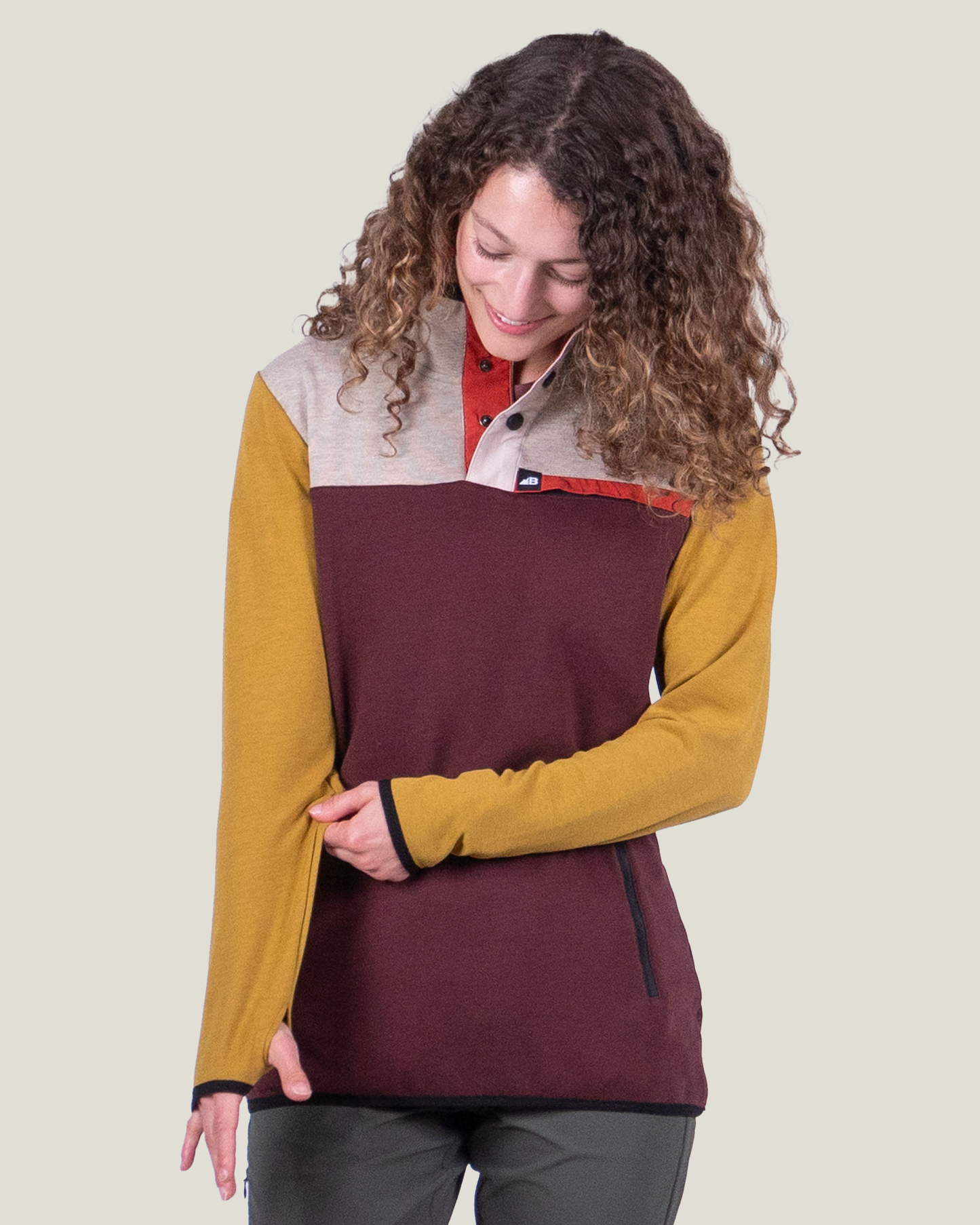 Women's Powell Fleece Pullover Elastic Waist