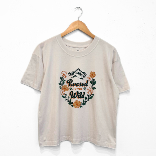 Rooted in the Wild Relaxed Unisex Tee - Porcelain