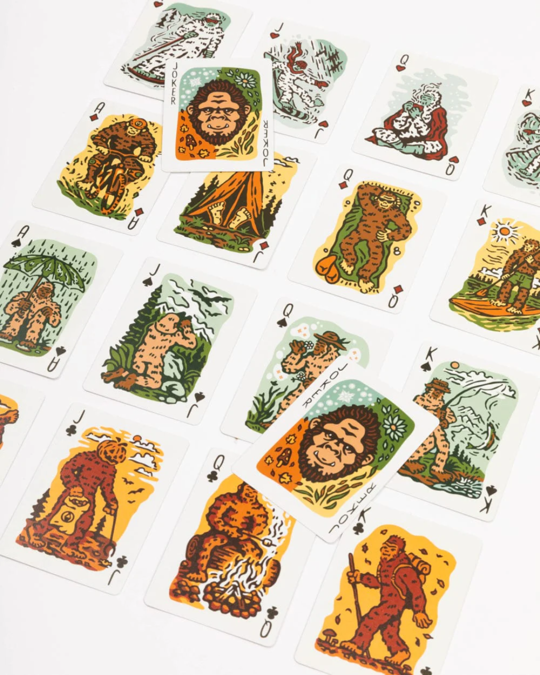 Sasquatch Playing Cards