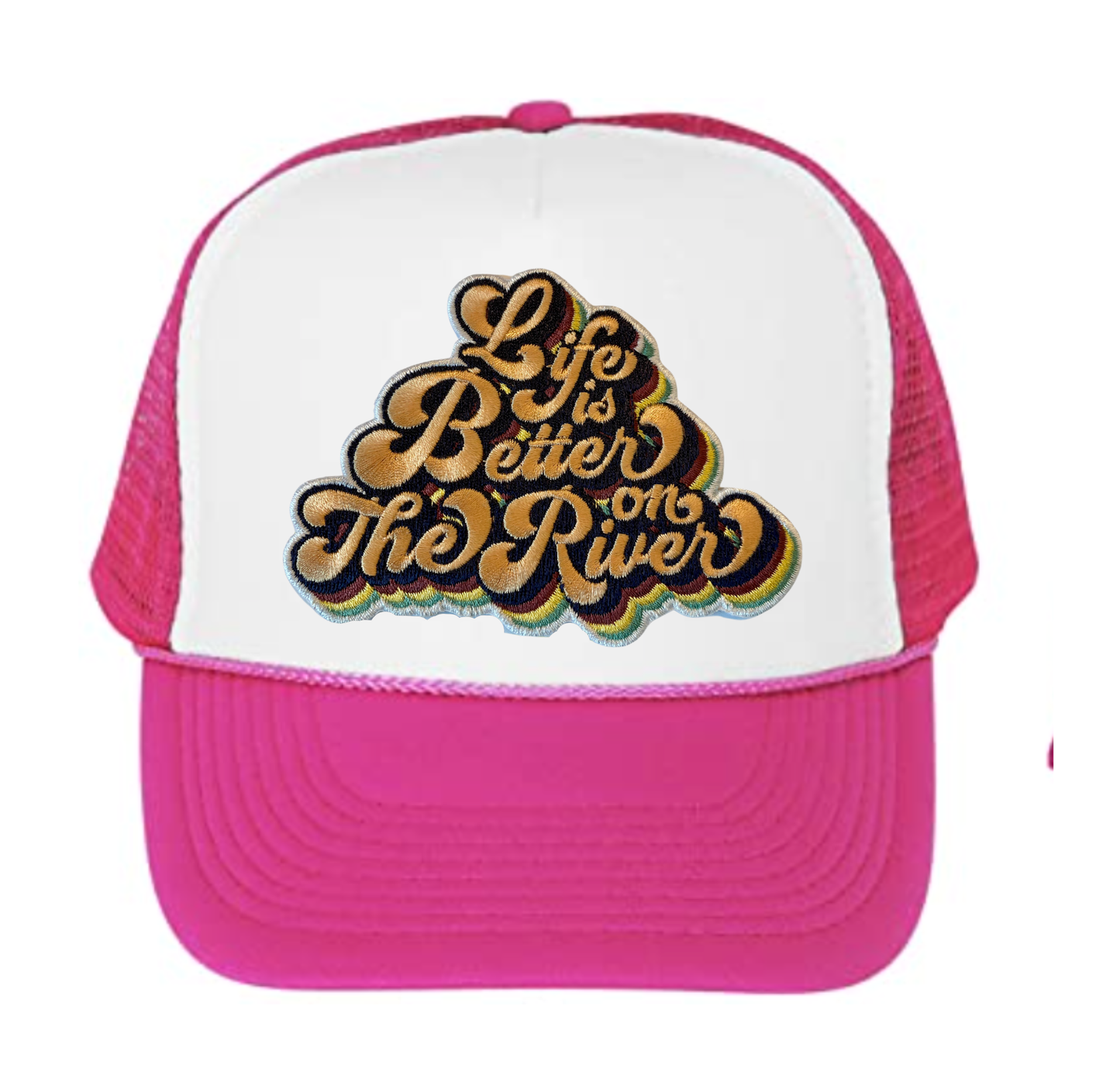 Life is Better on the River Kids Trucker Hat