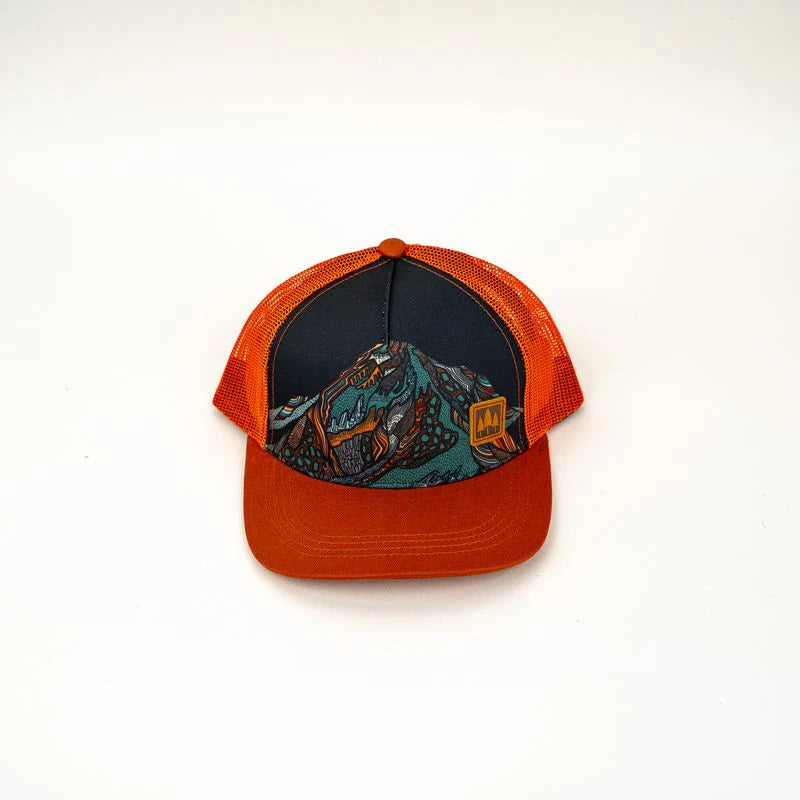 Fine Line Mountain Trucker Hat