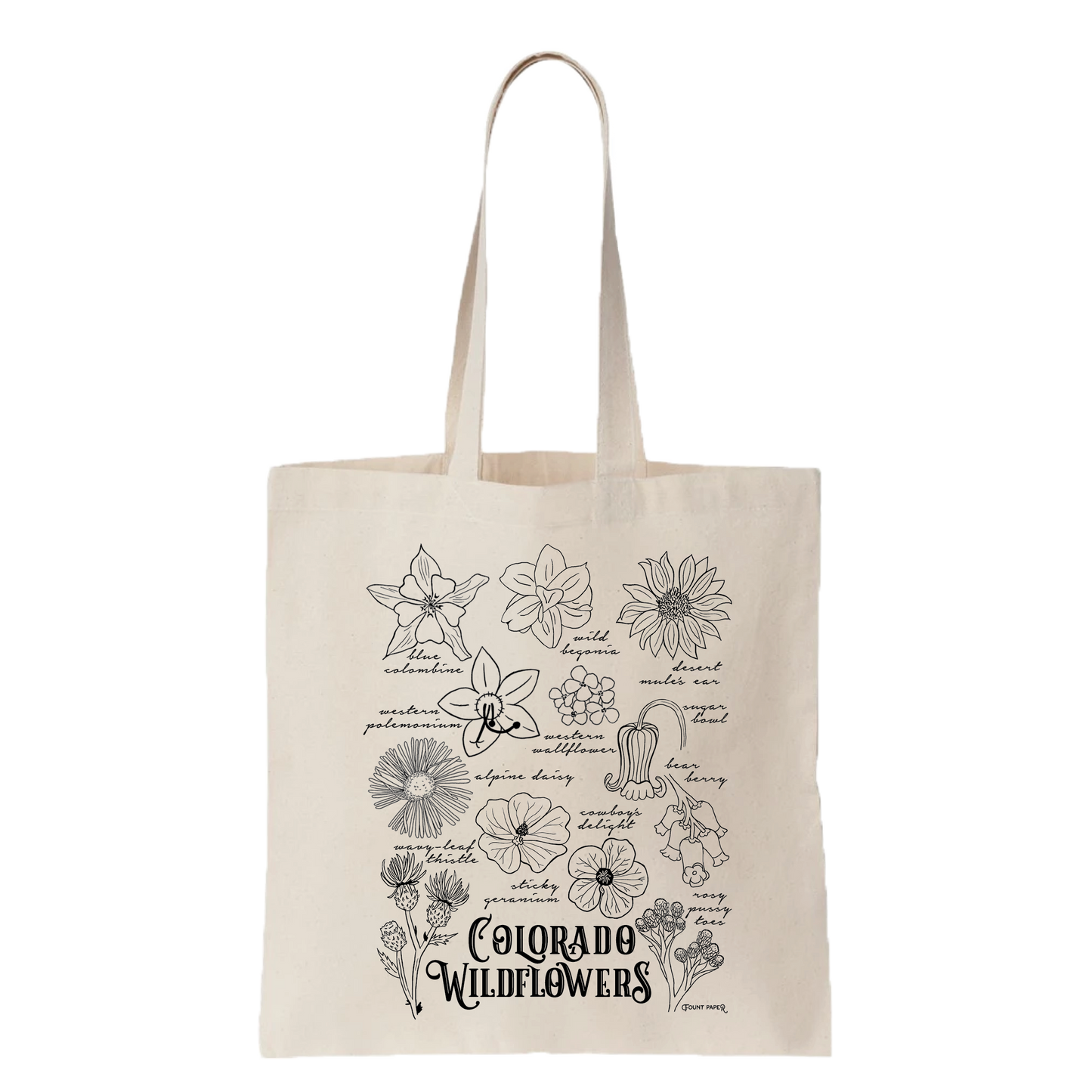 Colorado Wildflower Tote Bag