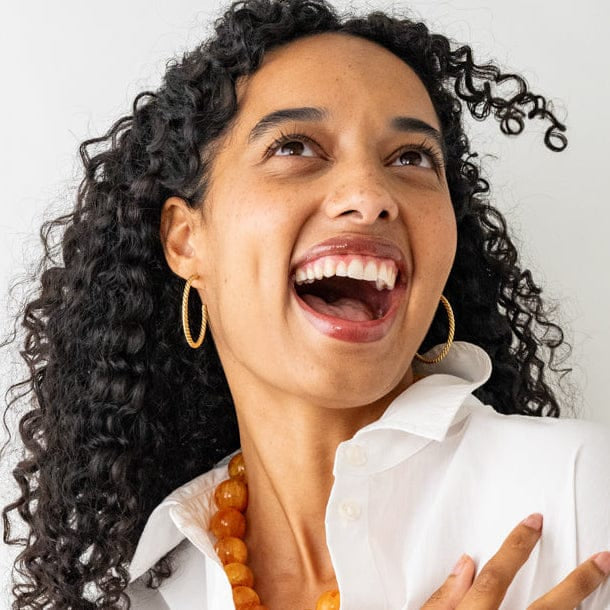 Michele Twisted Rope Hoop Earrings - Brass - Ink + Alloy