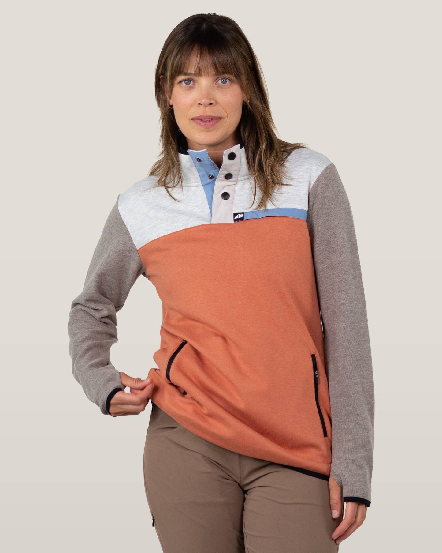 Women's Powell Fleece Pullover Elastic Waist