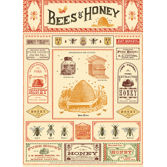 Print/Poster- Bees & Honey