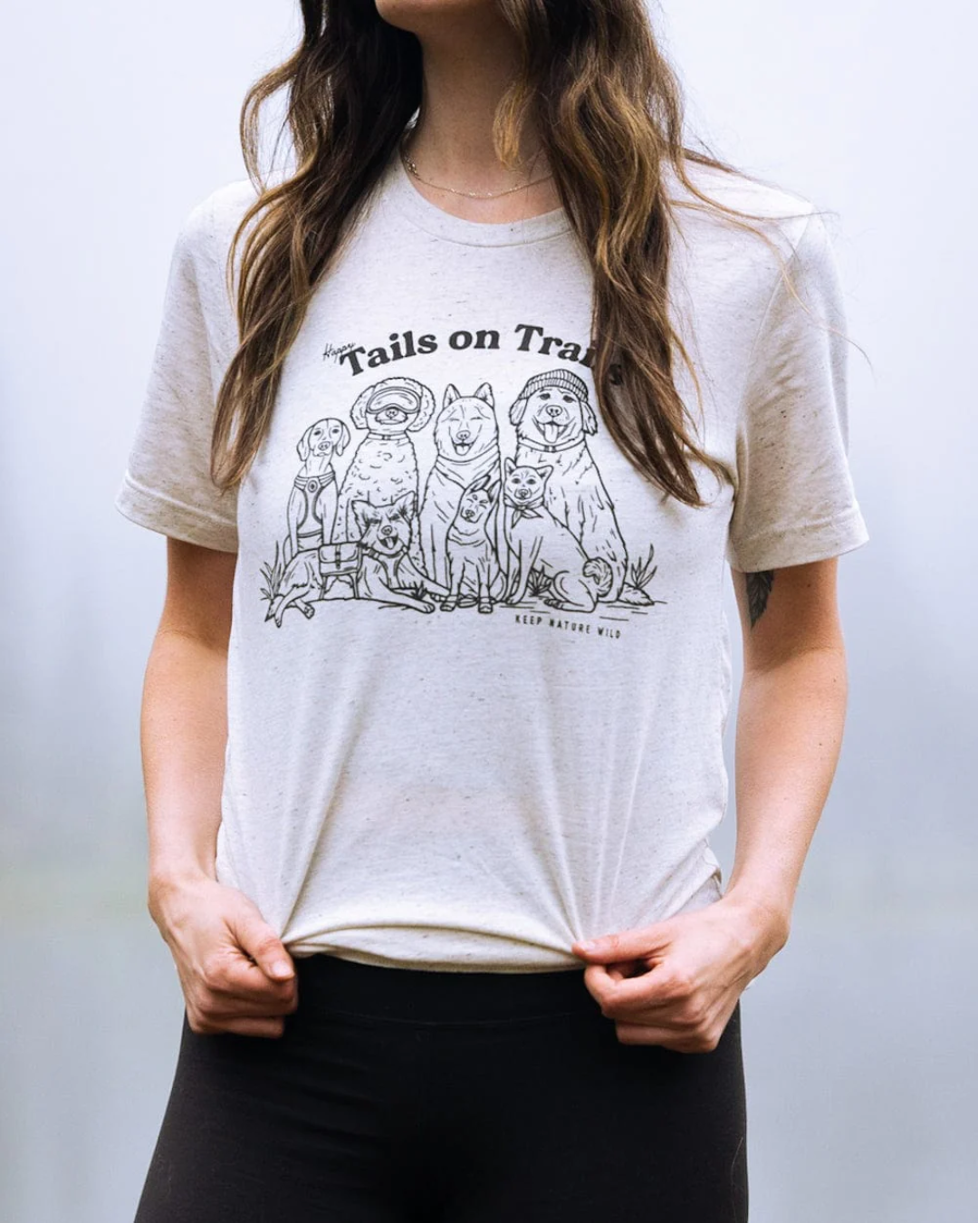 Keep Nature Wild Happy Tails Unisex T-Shirt