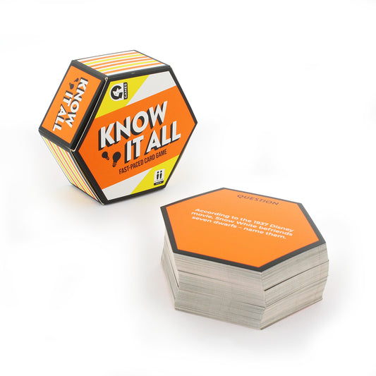 Know It All Fast-Paced Card Game