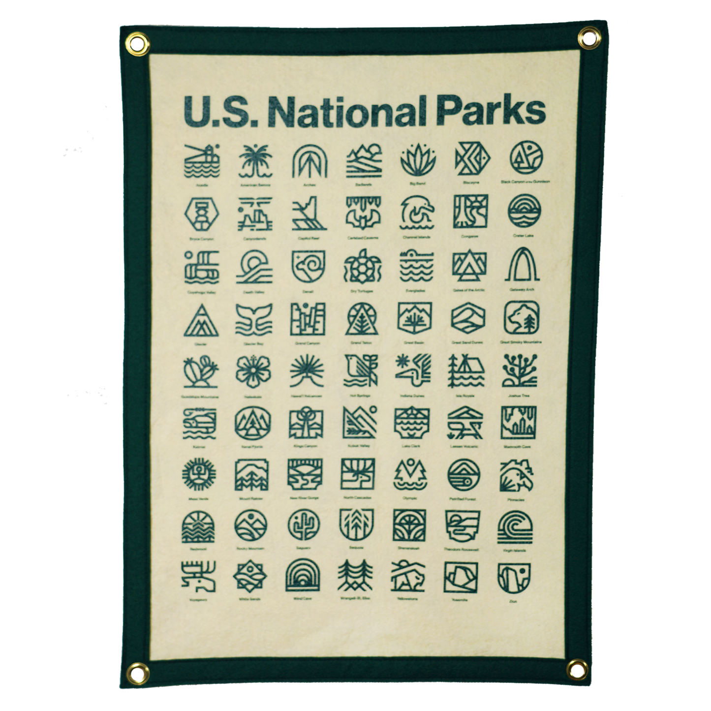 National Parks Camp Flag • Steve Wolf x Oxford Pennant