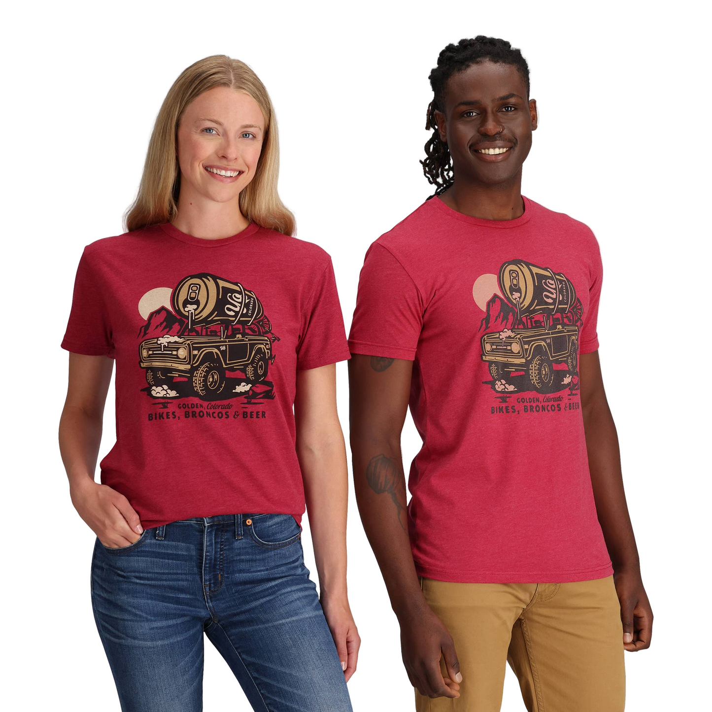 Bikes, Broncos and Beer T-Shirt