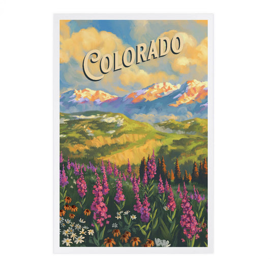 Colorado, Oil Painting Postcard
