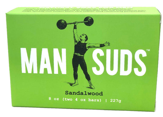 Man Suds - Men's Natural Sandalwood Bar Soap