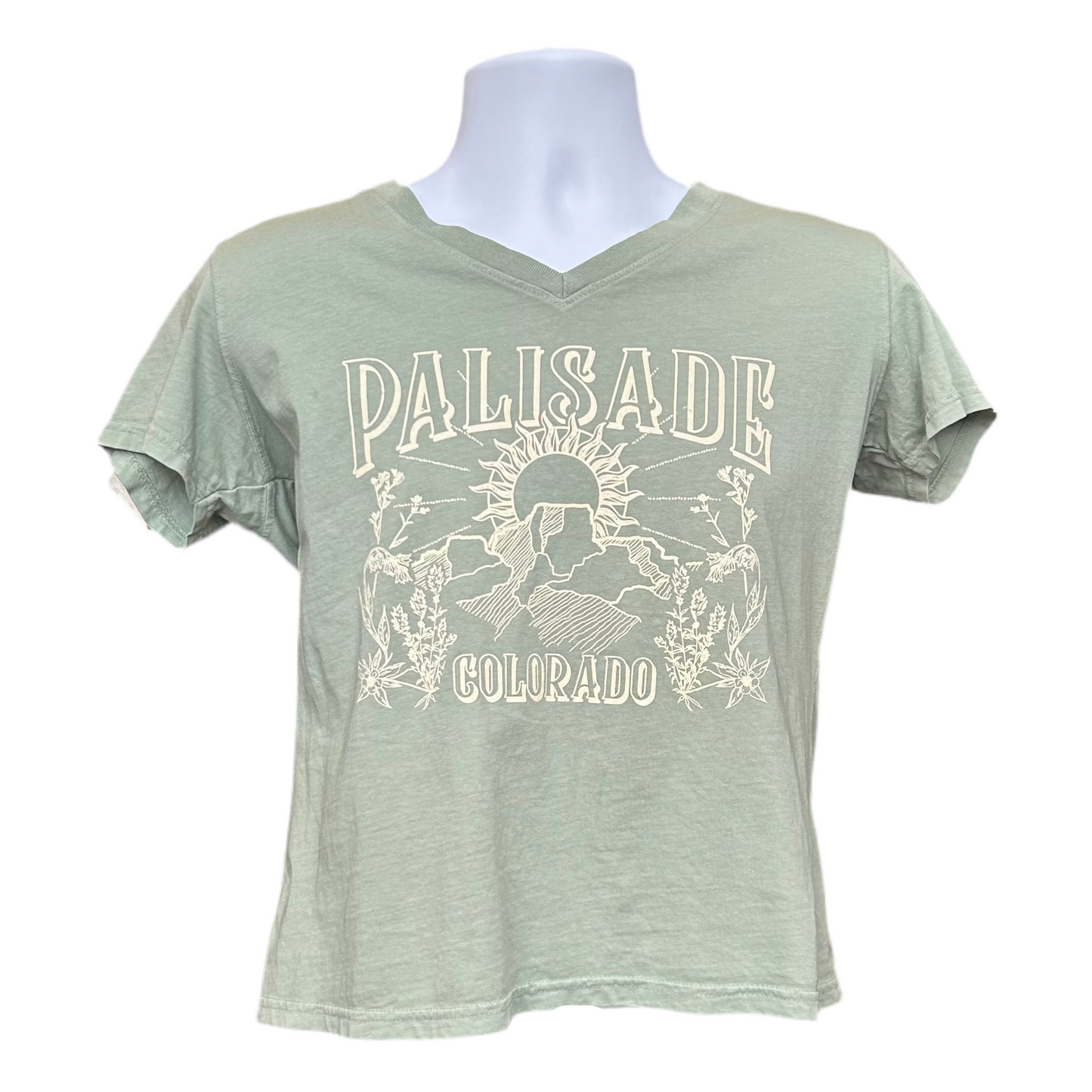 Mesa Palisade V-Neck T-Shirt - Agave