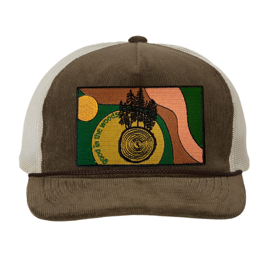 Good in the Woods Corduroy Trucker Hat