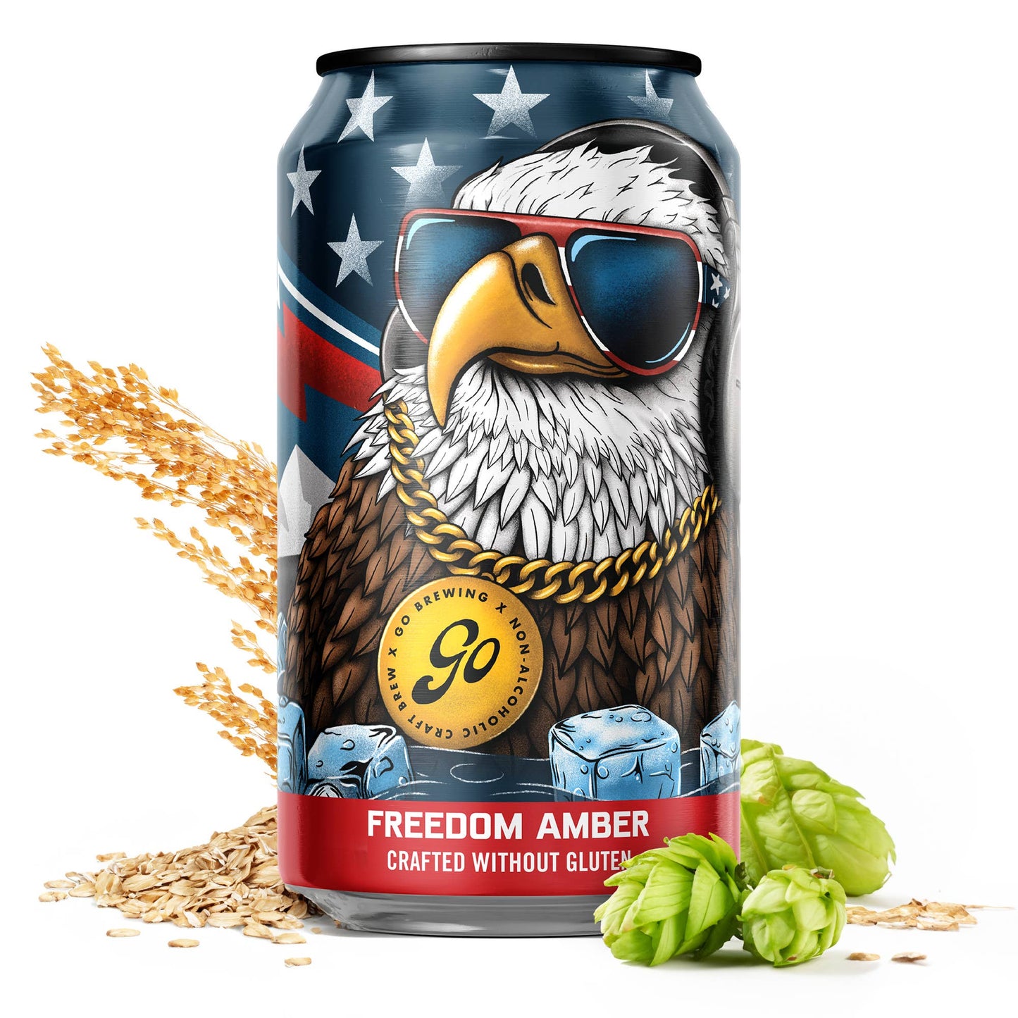 Go Brewing Freedom Amber (Non-Alcoholic Beer)