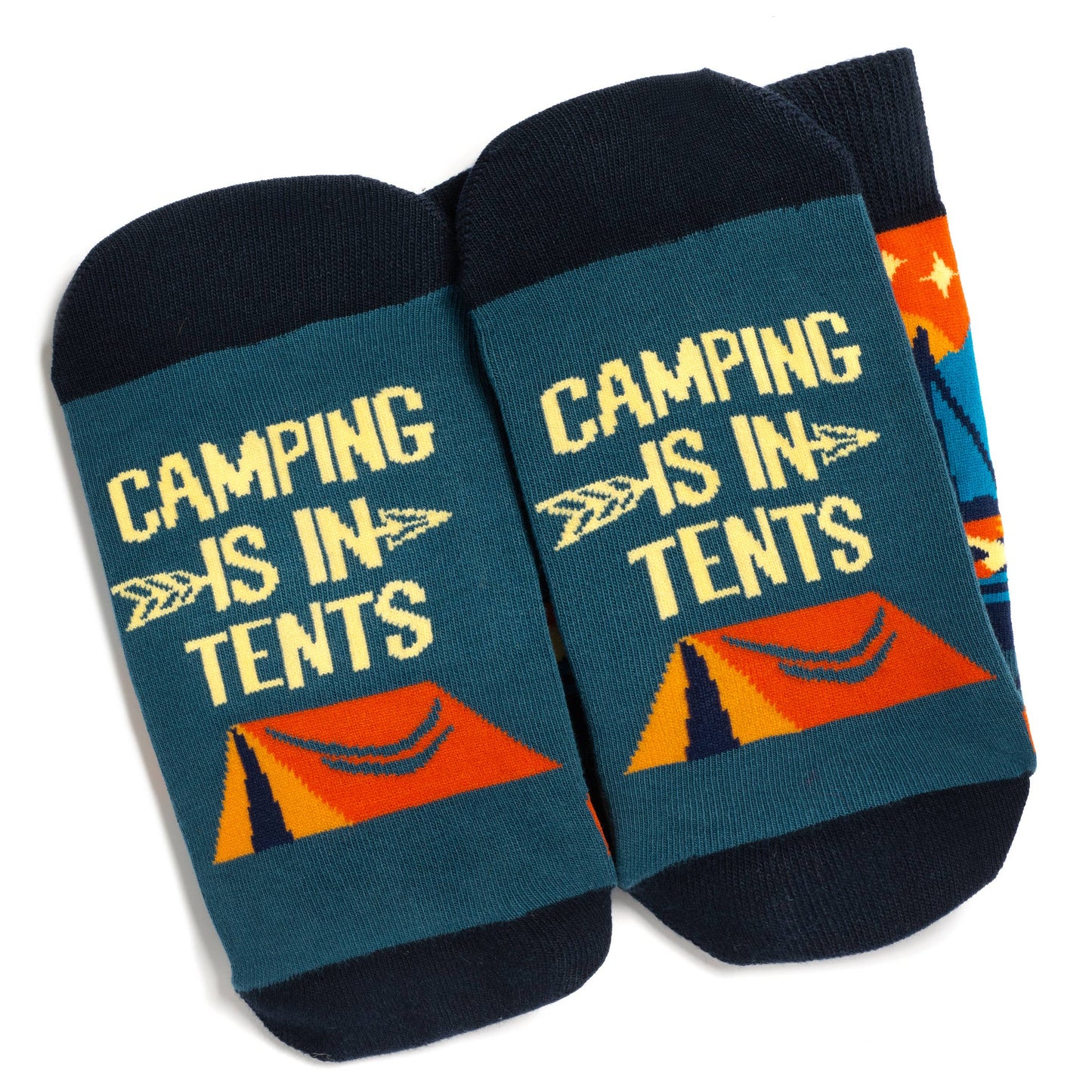 Camping Is In Tents Socks