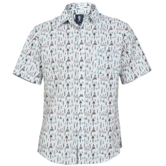 Bark Tree Button Up