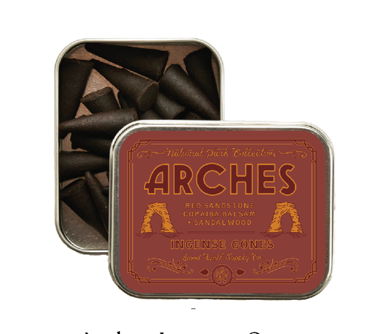 Arches Incense - Red Sandstone, Copaiba Balsam, & Sandalwood