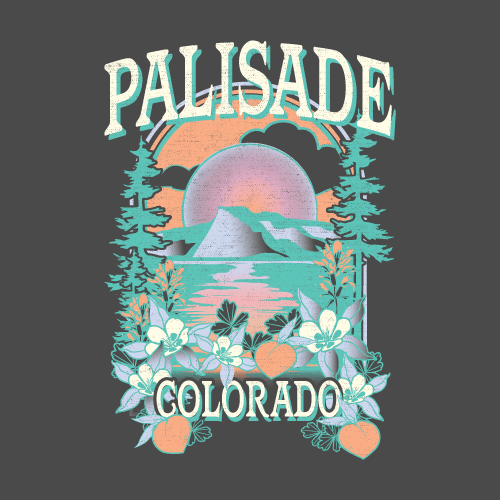 Grand Mesa Lake, Peaches & Pines T-Shirt