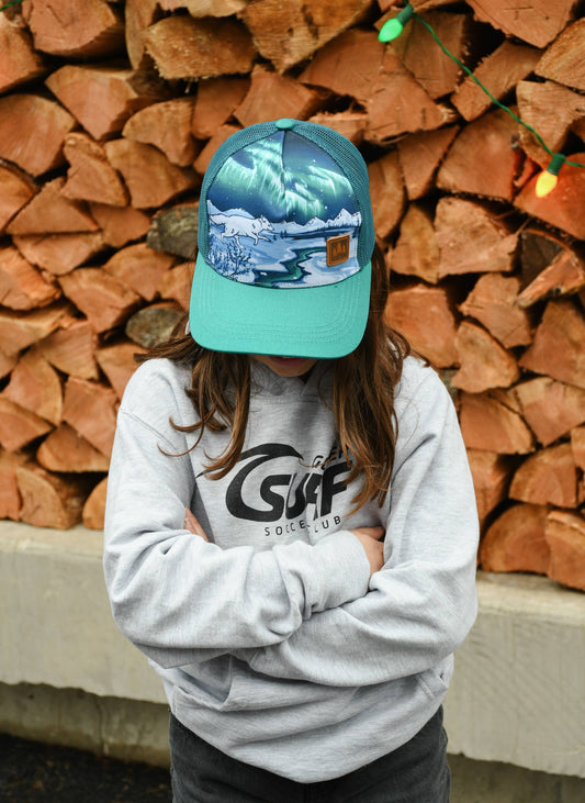 Winter Fox Kids Trucker Hat