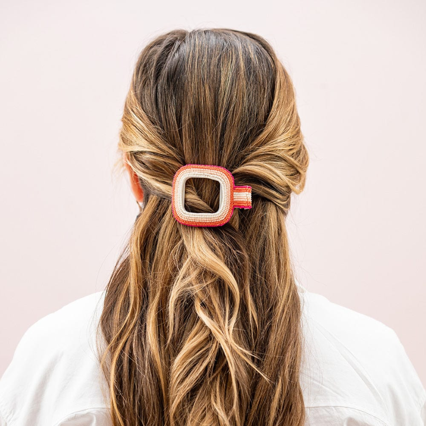 Charlotte Ombre Flat Hair Clip - Pink - Ink + Alloy