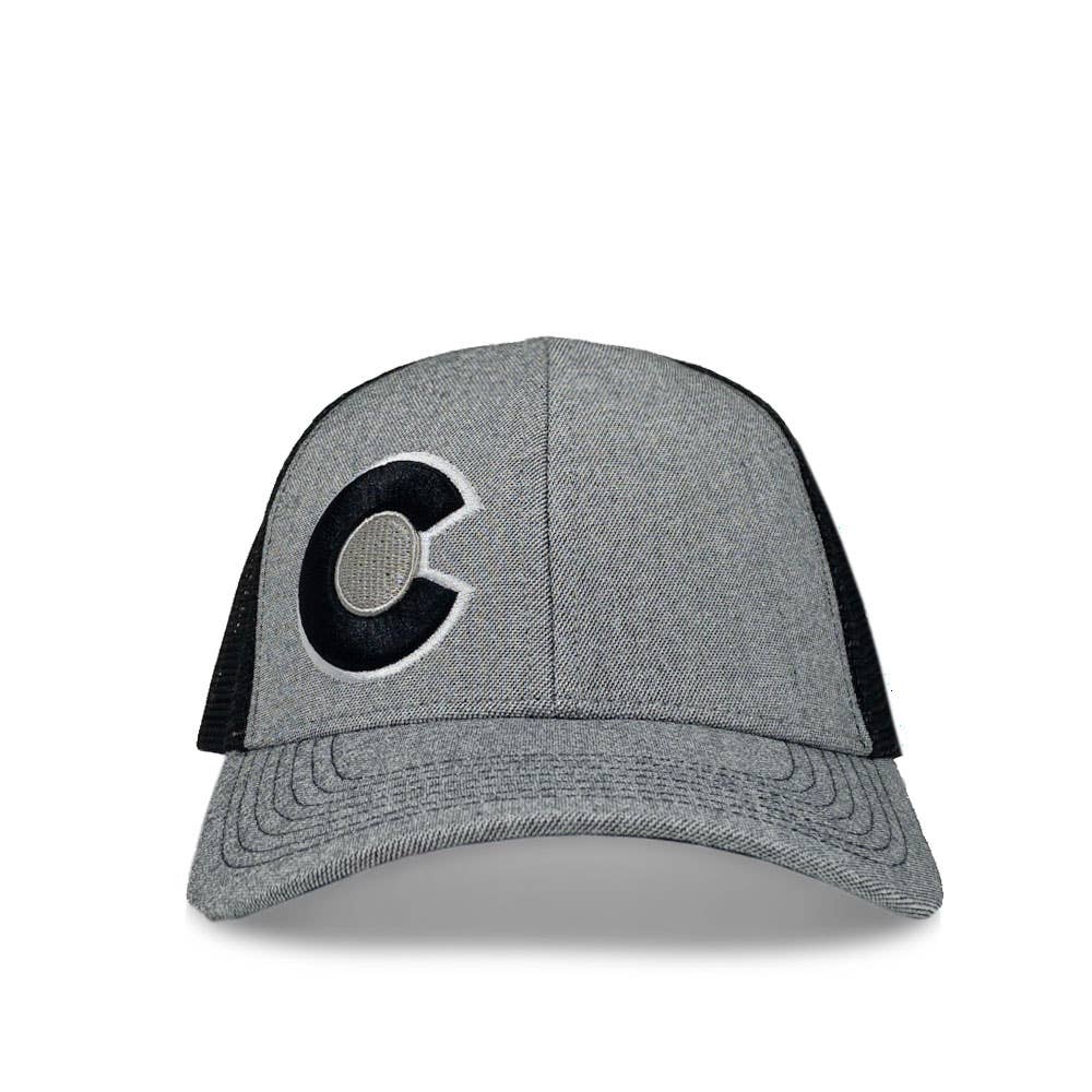 Monochromatic Trucker Gray/Black Hat