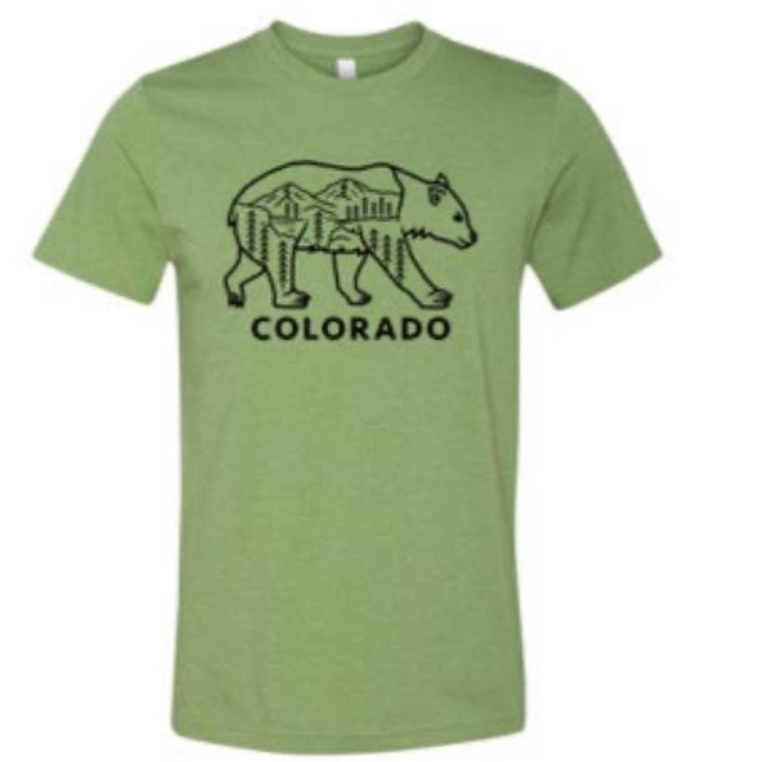 Colorado Bear Unisex T-Shirt - Light Green