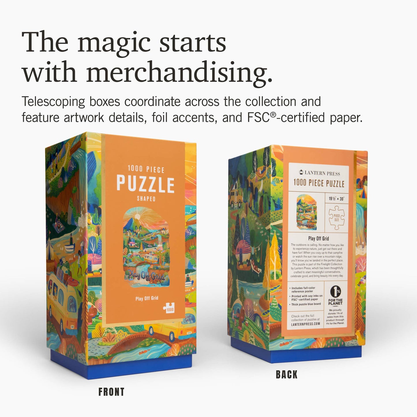 Play Off Grid, Firelight - 1000 Piece Puzzle