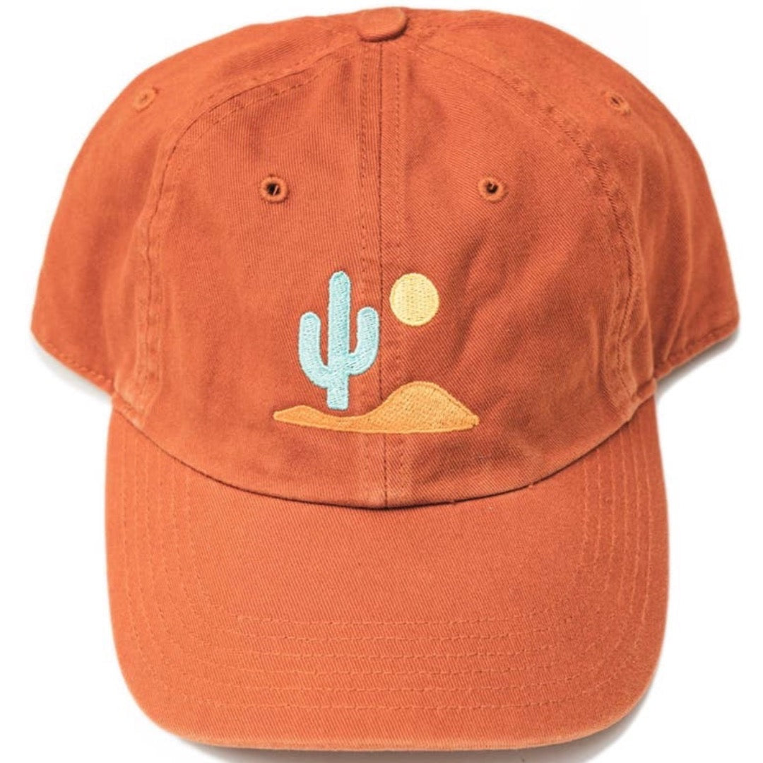 Keep Nature Wild Lone Cactus Dad Hat - Burnt Orange