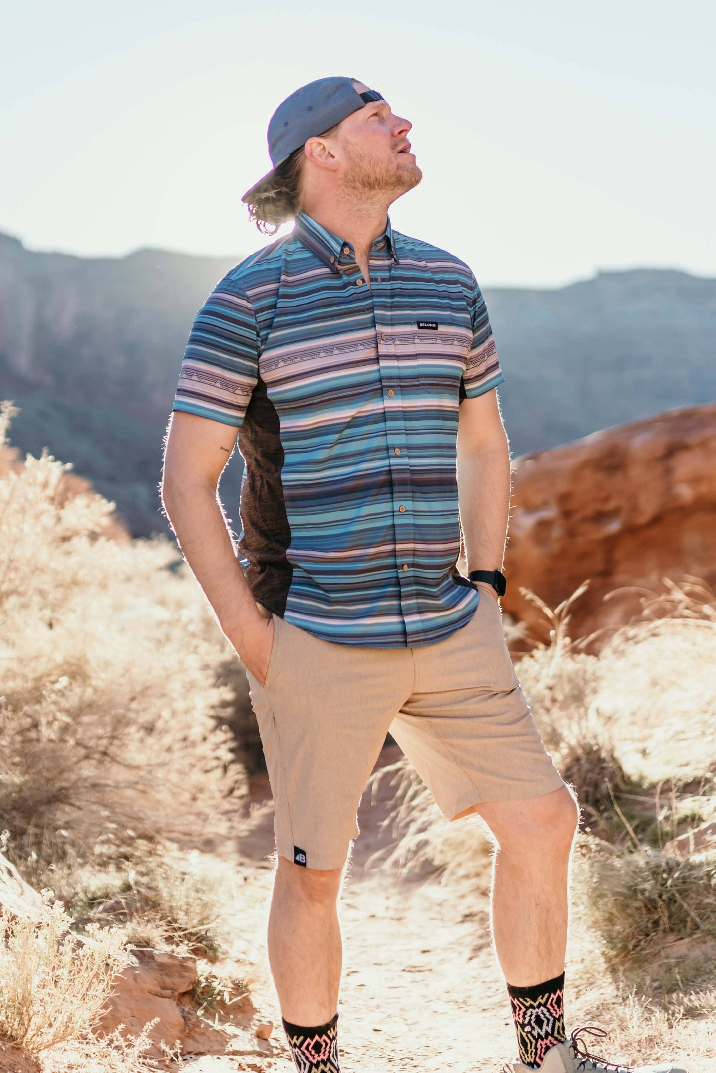 Men's Vista Stretch Button Down Alpine Summit