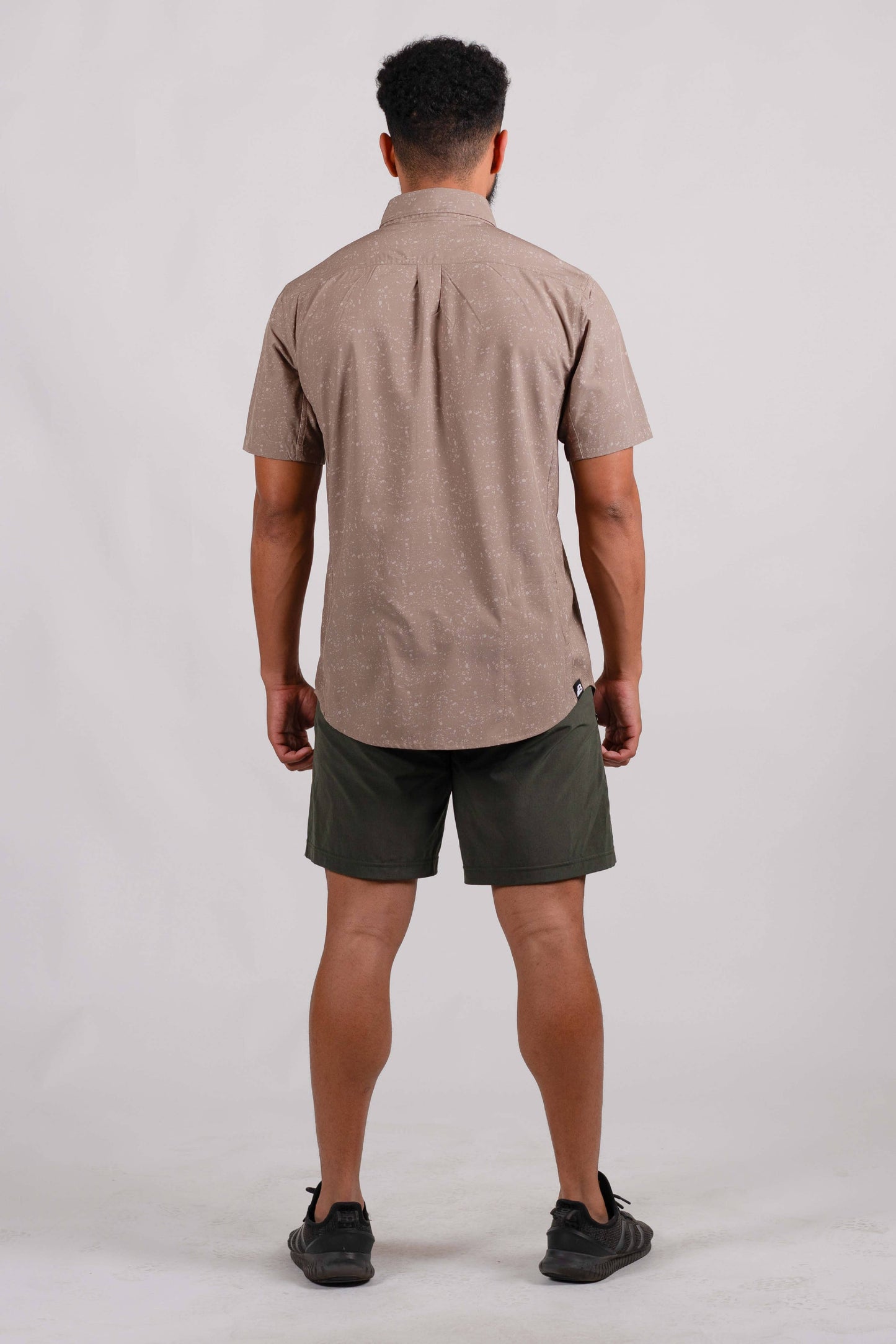 Men's Vista Stretch Button Down - Brown Loam