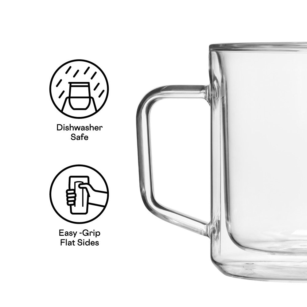 Glass Mug Set Clear - Corkcicle