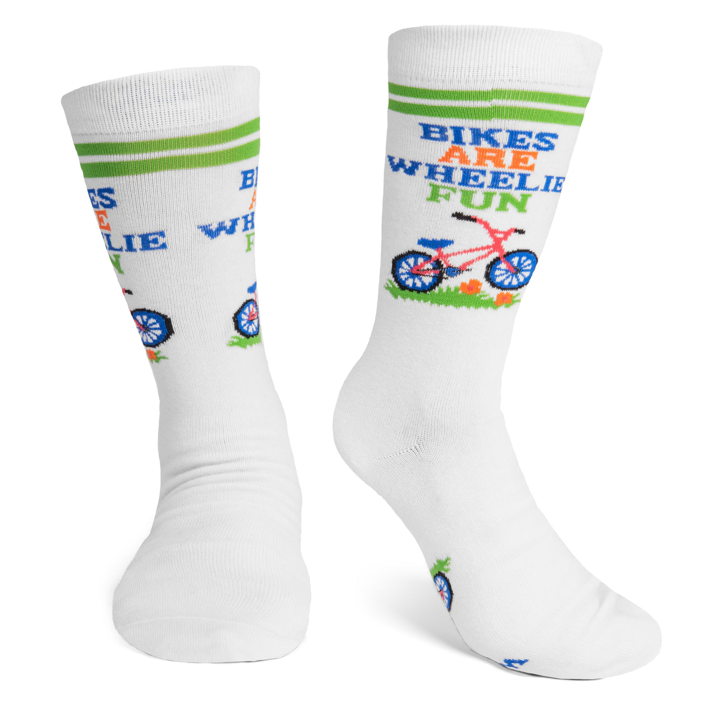 Bikes Are Wheelie Fun Socks