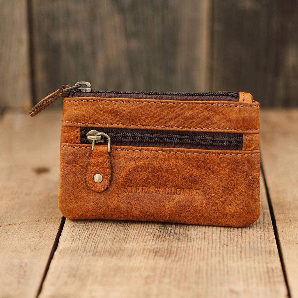 Tangent Leather Coin Pouch
