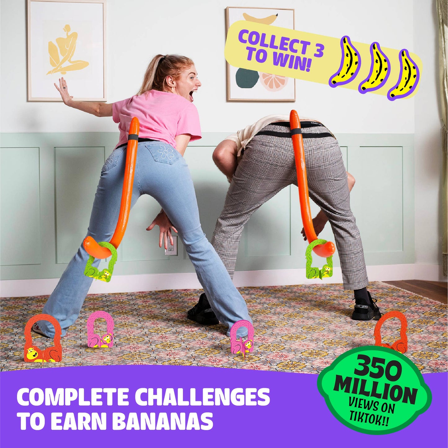 It's Bananas! The Monkey Tail Party Game for all ages!